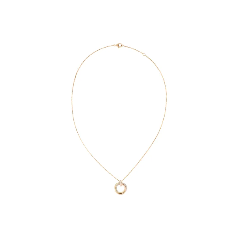 CARTIER Trinity Series 18K White Gold Necklaces Women's-0