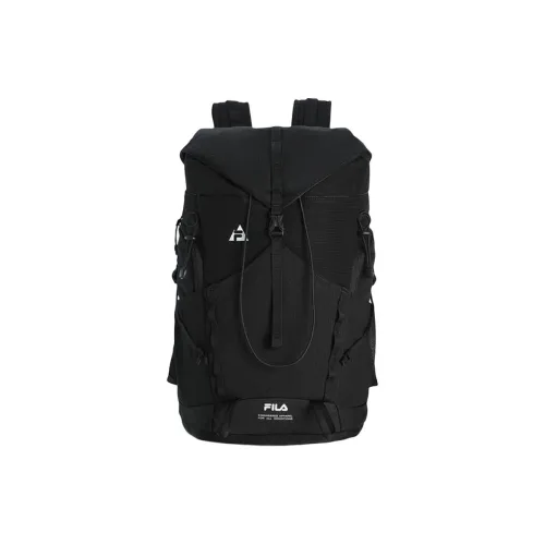 FILA FUSION Mountaineering Bag Outdoor Bag Fabric 23L Black Unisex