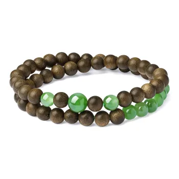 LAOMIAO Hetian Jade Bracelets Green Jade Women's