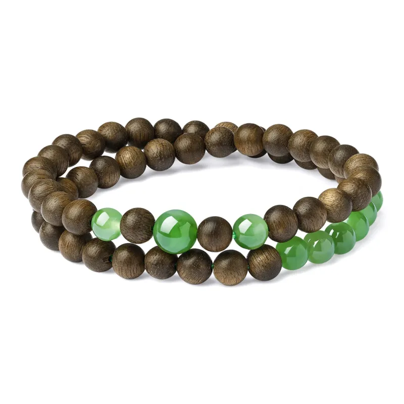 LAOMIAO Hetian Jade Bracelets Green Jade Women's-0