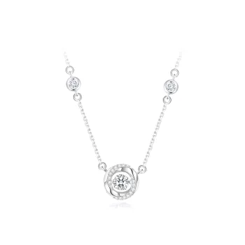 Love Link 925 Sterling Silver Necklaces Women's