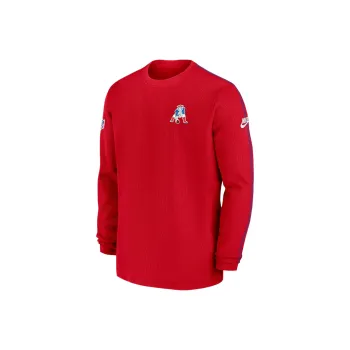 Nike New England Patriots Logo Coach Men's Nike Nfl Long Sleeve Top