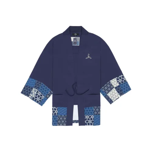 LI NING 1990 Shirt Men's Dark Iris Blue