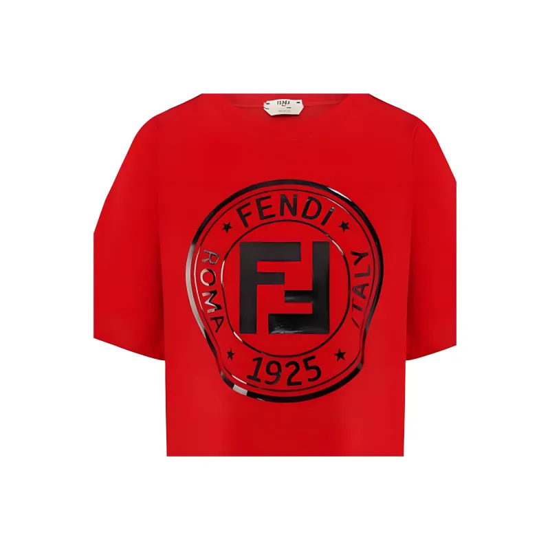 FENDI T Shirts Women's Red-1