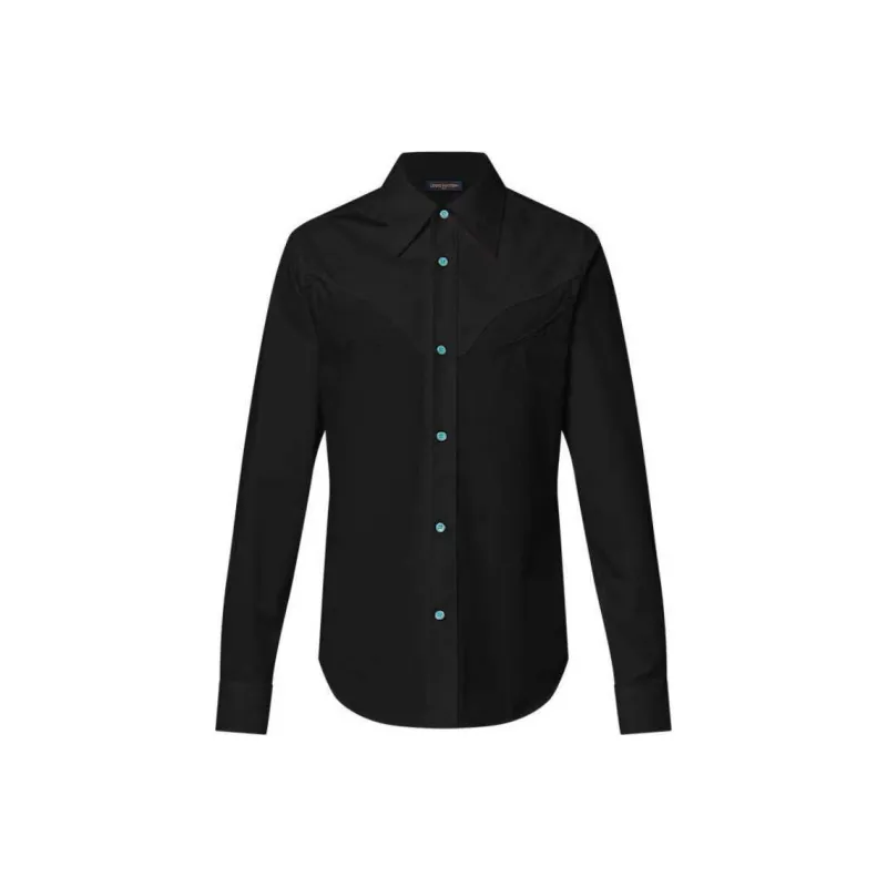 LOUIS VUITTON FW24 Shirt Men's Black-0