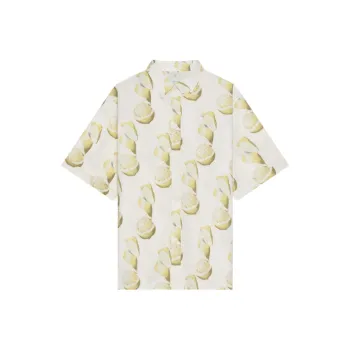 Givenchy Lemon print Seersucker Shirt