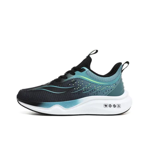 Gaius Durant Running Shoes Men Low Top Black Green