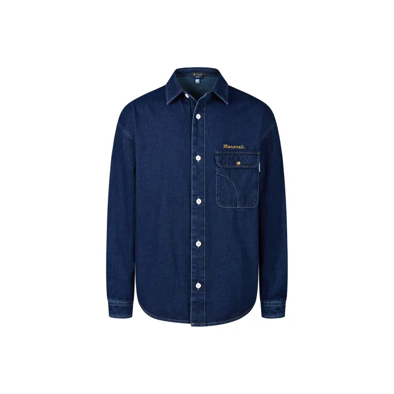 Maserati Shirts Unisex Blue-0