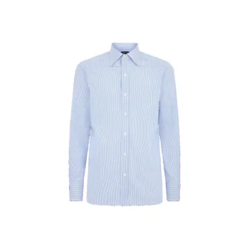 TOM FORD Striped Poplin Shirt
