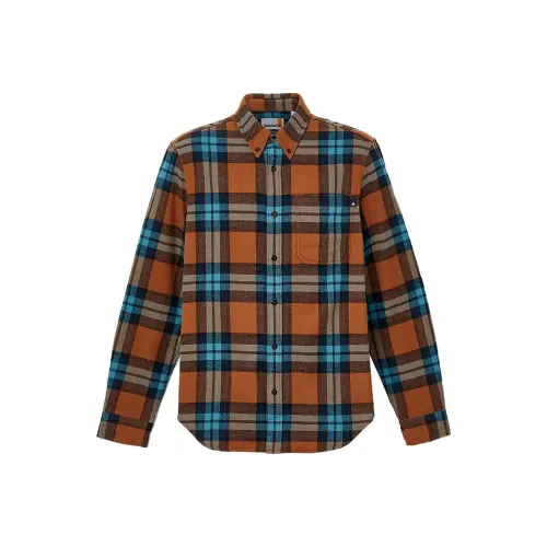 Timberland Shirts Men Brown
