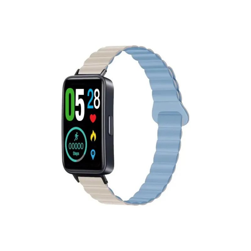 MUZHITIANKONG Watch Band Huawei Compatibility 210mm Silicone Material-6