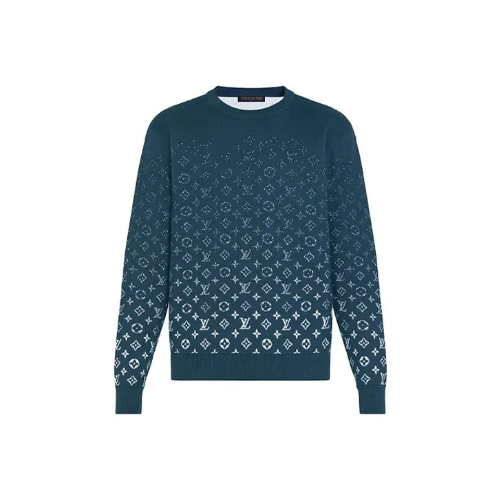 LOUIS VUITTON Lvse Monogram Degrade Crewneck-0