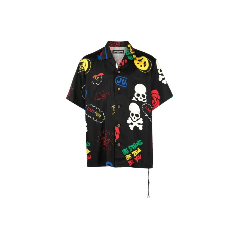 Mastermind All Over Design Velour Tee-0