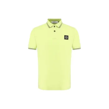 STONE ISLAND Polo Shirt Men's Light Green