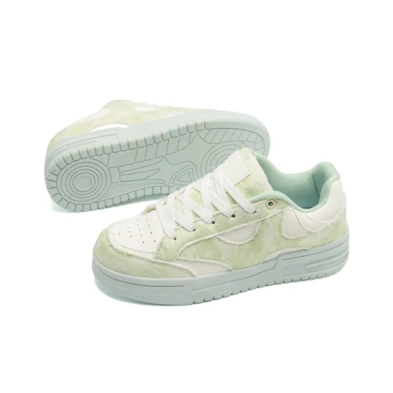 OAOQ Slip Resistant, Abrasion Resistant, Lightweight, Breathable, Height Increasing Low Top Skateboard Shoes Unisex-4