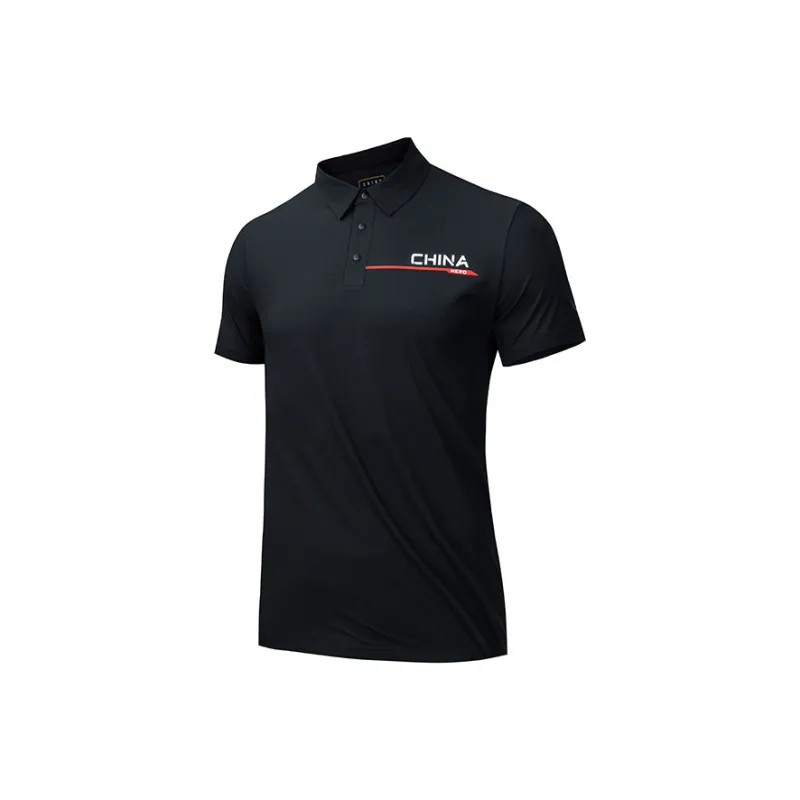 Anta Variety Training Collection Polo Shirt Men's Basic Black-0