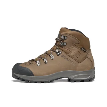 SCARPA Kailash Plus GTX Cushioned Slip-Resistant Water-Resistant Coverage High-Top Hiking Shoes Unisex Dark Brown