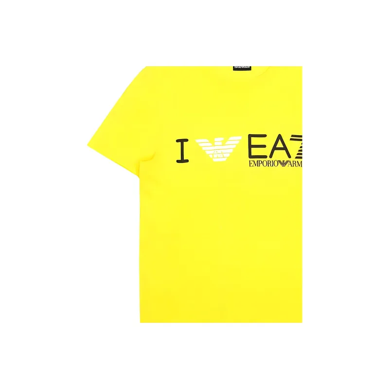 EMPORIO ARMANI EA7 SS23 T Shirt Women's Yellow-3