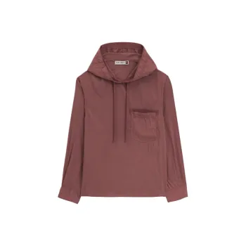 ZARA Polo Shirt Men's Overripe Plum Color