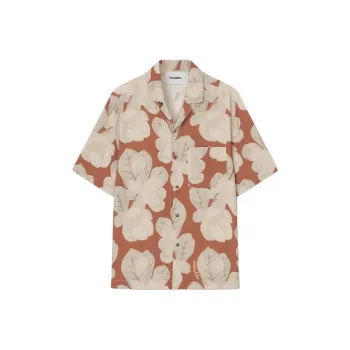 NANUSHKA Floral-print Short-sleeved Shirt
