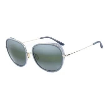 Vuarnet Stainless Steel Irregular Shape Sunglasses Women's Silver