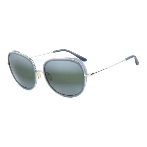 Vuarnet Stainless Steel Irregular Shape Sunglasses Women's Silver