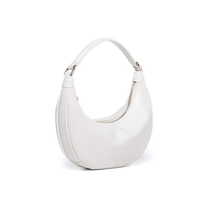 Staud Leather Shoulder Bag Crossbody Bag Mini Women's White-1
