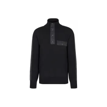DIOR Dior Quarterly New Products Sweater Men's Navy