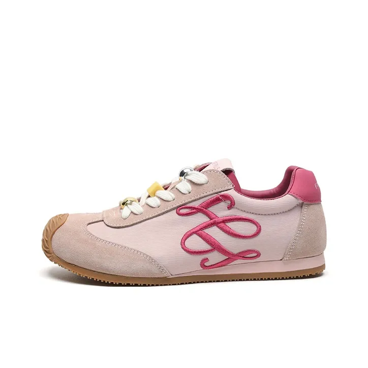 FIVE PLUS Slip Resistant Cushioning Lightweight Low Top Skateboard Shoes Women's-7