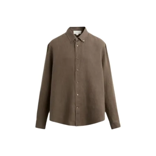 ZARA Shirts Men Tan