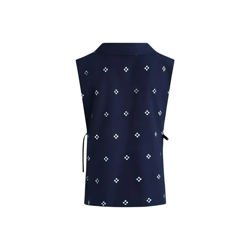 A LIFE ON THE LEFT Vest Women's Navy Blue-1