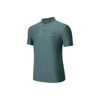 Erke Polo Shirts Men Stone Yu Blue
