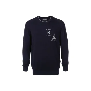 EMPORIO ARMANI SS21 Sweater Men's Navy Blue