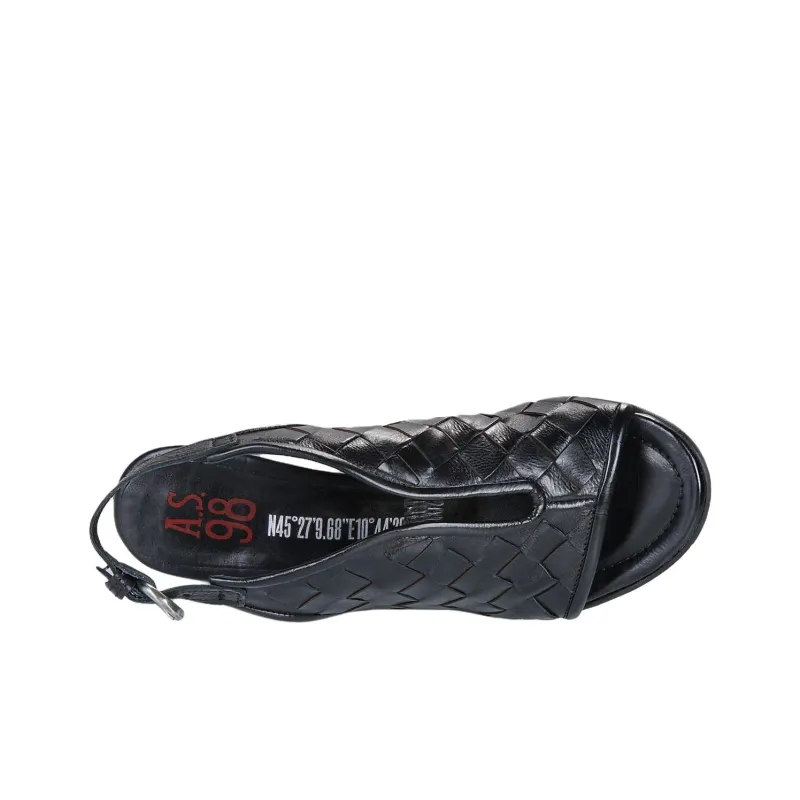 AirStep PRISCILLA One Strap Sandals Women's Black-4