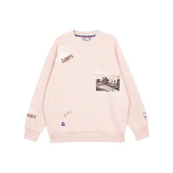 JACK JONES· x NBA Sweatshirt Unisex Flesh Pink