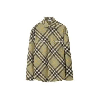 Burberry Long Sleeved Check Pattern Shirt