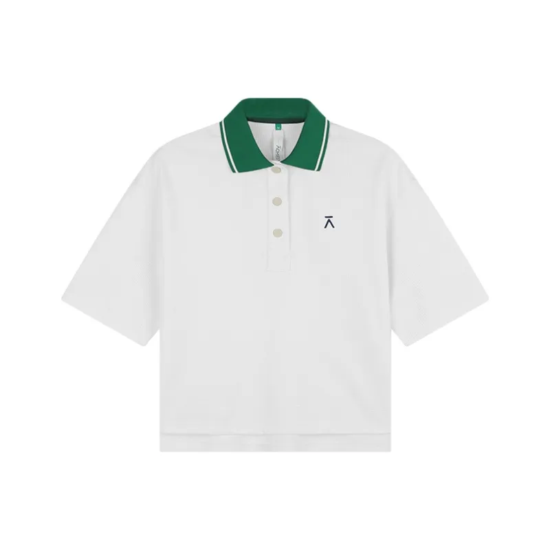 ACMEITEM Polo Shirt Women's White-0