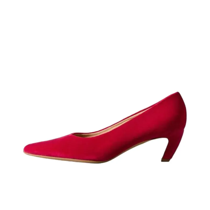 GABRIELA HEARST Peggy Irregular Heel High Heels 5cm Women's Fuchsia-0