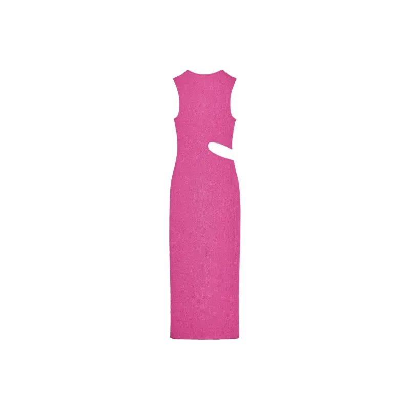 ZARA Sleeveless Dress Women's Pink-1