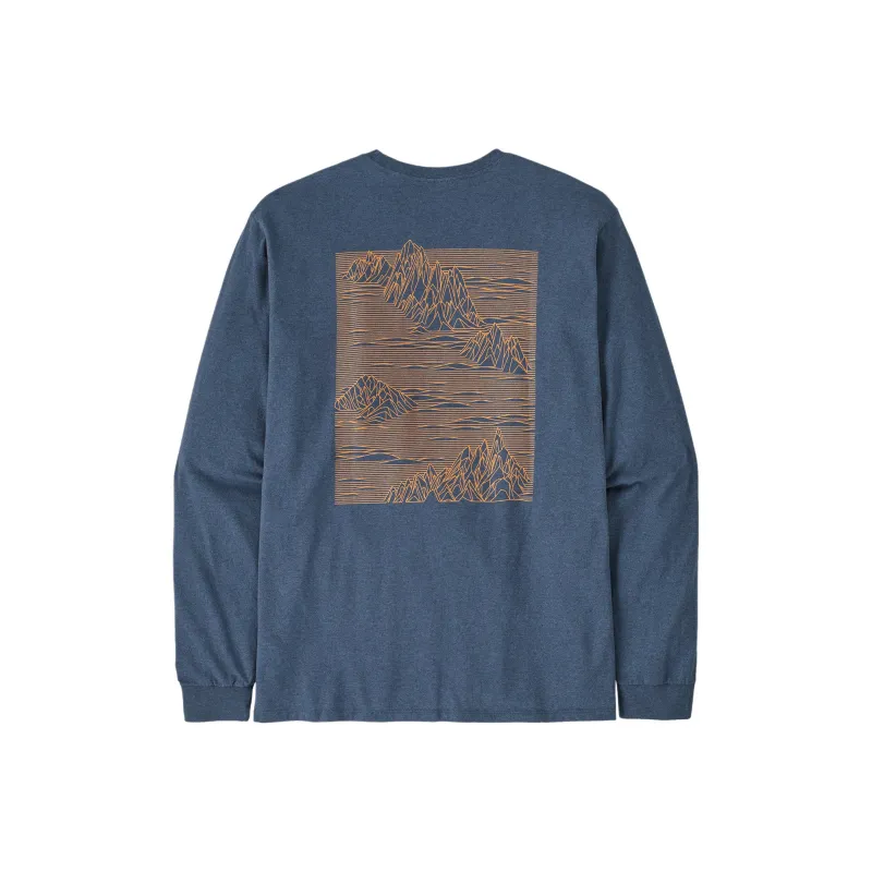 Patagonia Long Sleeved Strataspire Responsibili Tee® Sweatshirt Men's Birch White-2