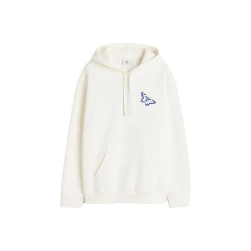 H&M Sweatshirts Men White-0