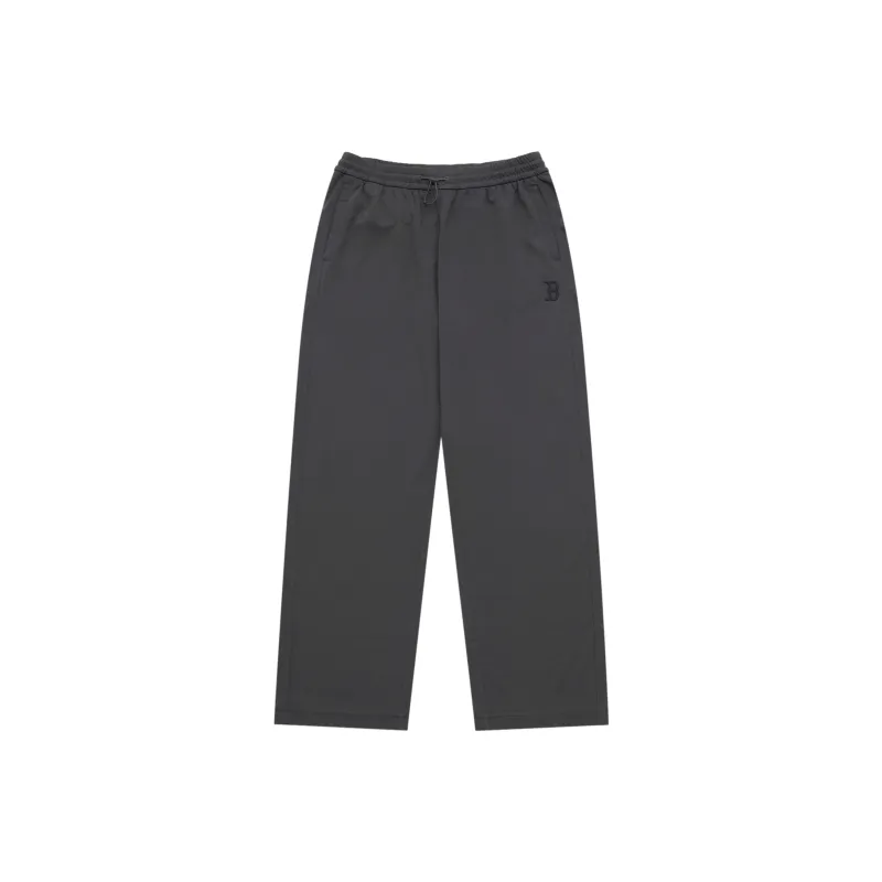 MLB Boston Red Sox Basic Collection SS25 Knitted Sweatpants Unisex Charcoal Gray-0
