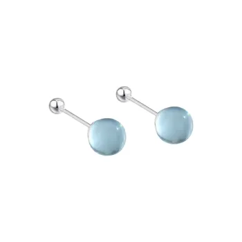 JIACUIYUN Colored Glaze Stud Earrings Unisex