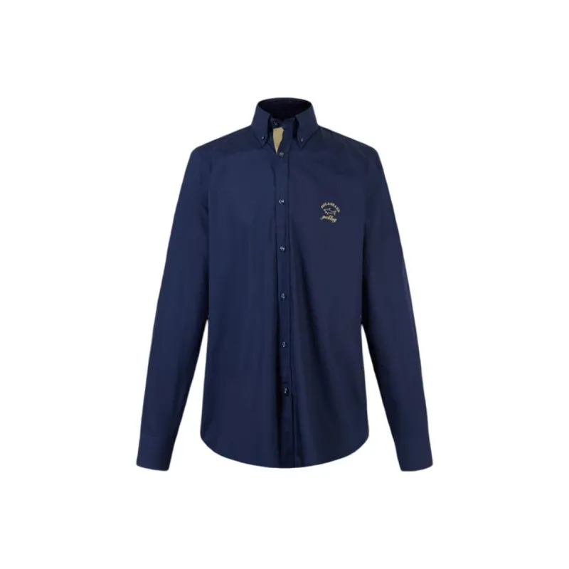 Paul & Shark Yachting Shirt Men's Navy Blue-0