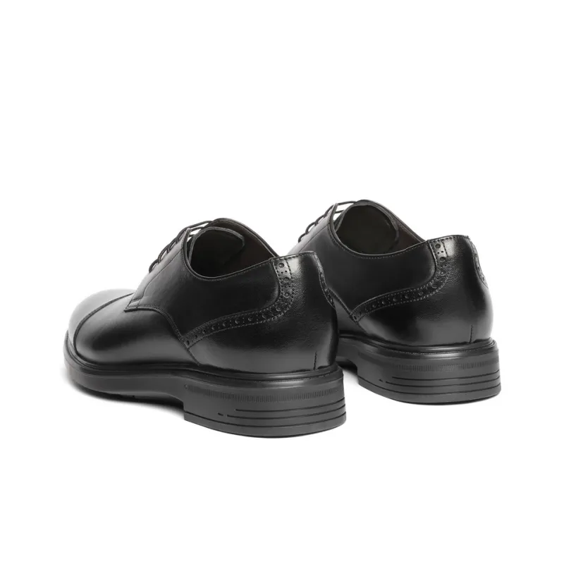 BELLE Dress Shoes Men Low Top Black-4