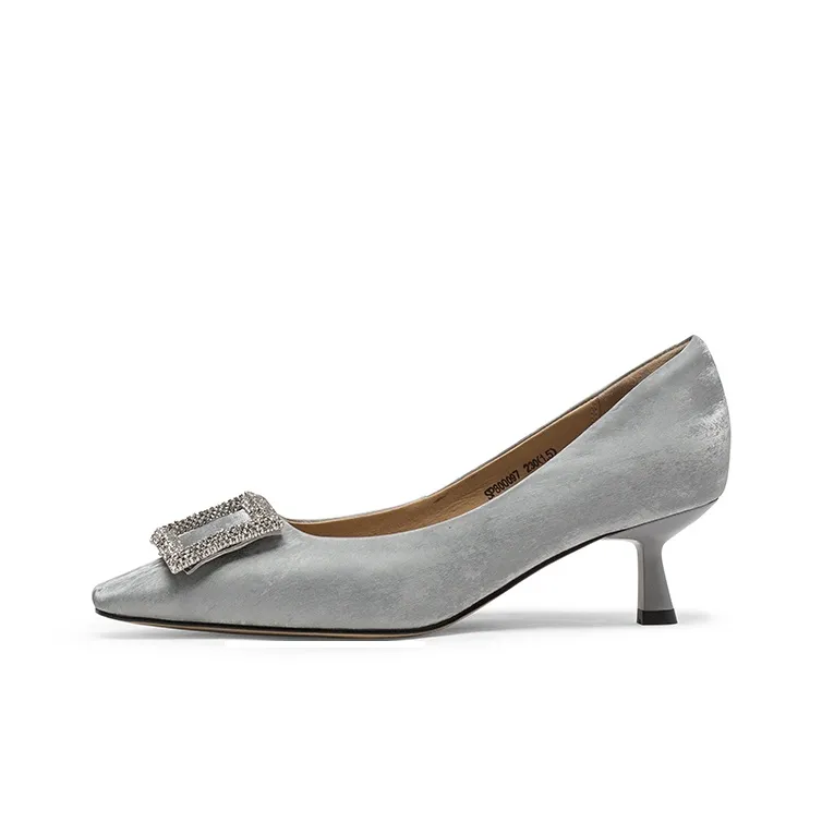 Coup De Foudre Flared Heel High Heels Women's-5