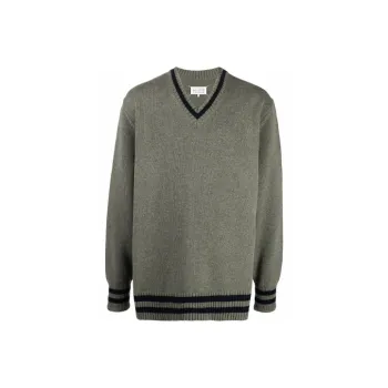 Maison Margiela Sweaters Men Army Green