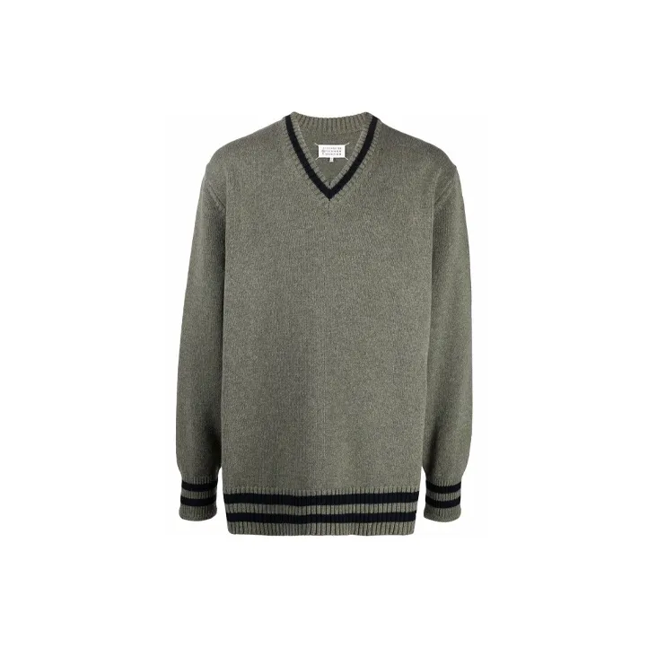 Maison Margiela Sweaters Men Army Green-0