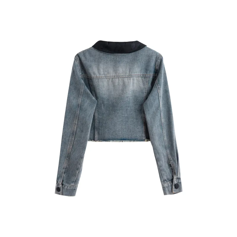 Juden Choi Denim Jacket Women's Blue-1