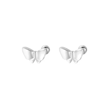 NVBBK 999 Fine Silver Stud Earrings Women's